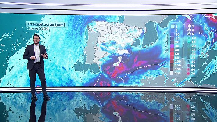 El tiempo - Descenso generalizado de las temperaturas en la Península y Baleares