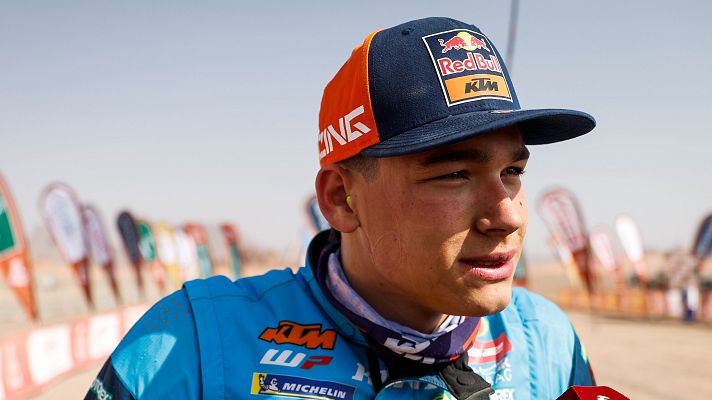  - Edgar Canet, segundo en la etapa 2 del Dakar: "Me he caído al evitar un camello"