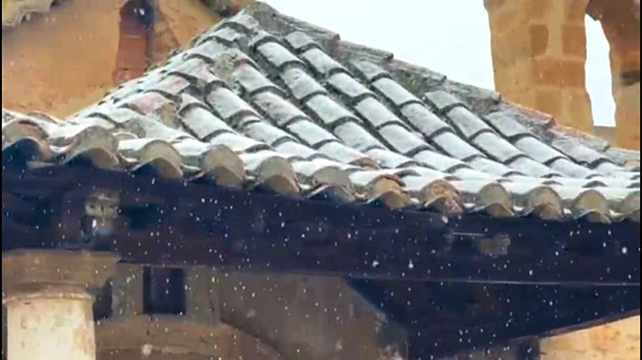 L'informatiu - Comunitat Valenciana - La primera nevada del año obliga a activar el aviso amarillo en el interior de Castellón