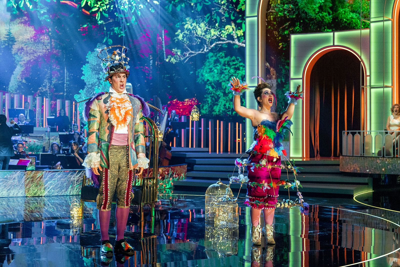 Guillem y Aseel interpretaron "Papagena, Papageno" de La flauta mágica - Aria, locos por la ópera | Ver