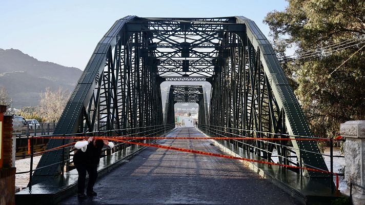 Telediario 1 - Inundaciones en Málaga y Cádiz por la borrasca Francis