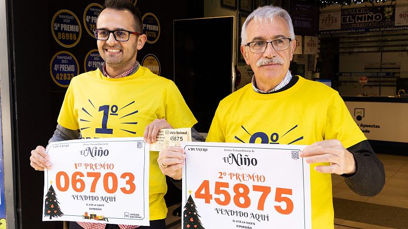 Segundo premio de la Lotería del Niño 2026: 45875 | Ver vídeo | Ver