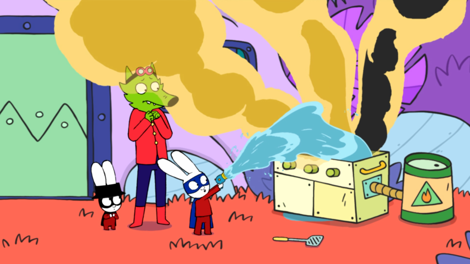 Los superhéroes bomberos - Simon | Ver