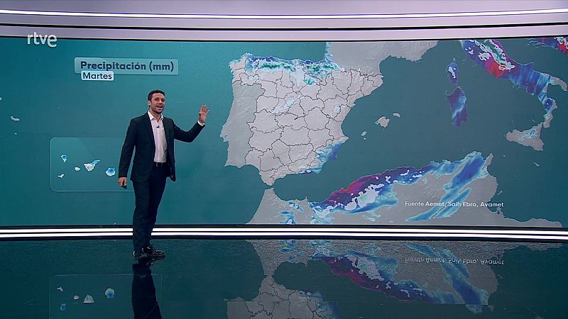 El Tiempo Noche - 06/01/26 - RTVE.es - El tiempo | Ver