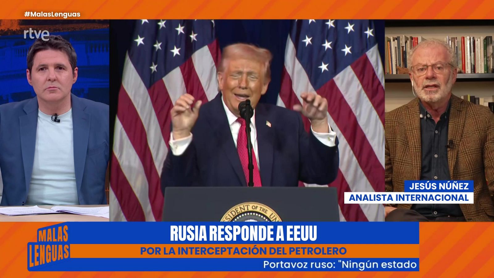 Jesús Núñez analiza la situación internacional - Malas lenguas | Ver
