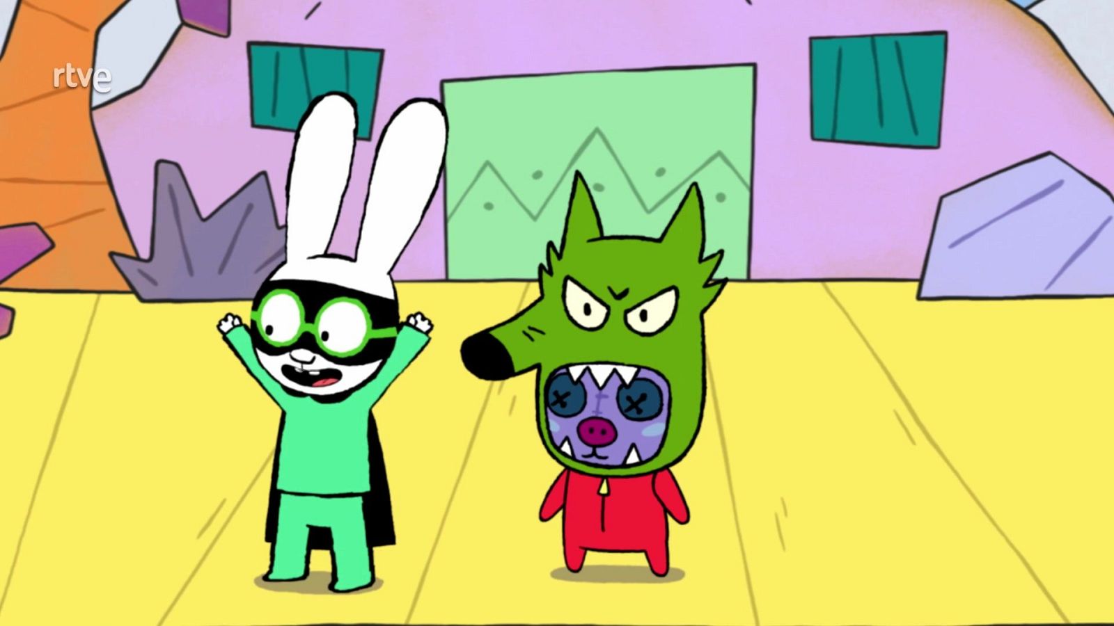 Who's playing the wolf - Simon en inglés | Ver