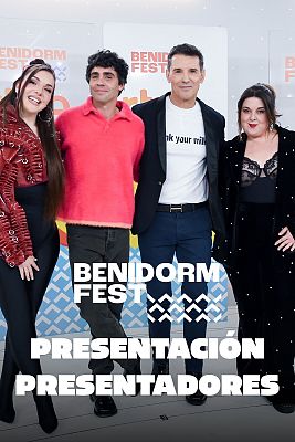 Rueda de prensa con presentadores del Benidorm Fest 2026