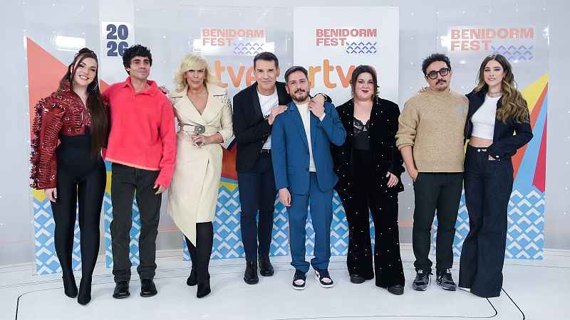 Benidorm Fest 2026 - Rueda de prensa con presentadores del Benidorm Fest 2026
