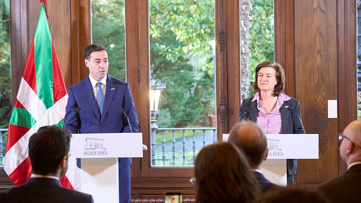 Telenorte - País Vasco - Pradales llama a fortalecer Europa y defender los valores democráticos ante las amenazas al orden internacional