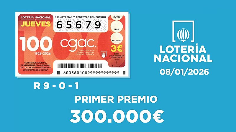 Sorteo de la Loter�a Nacional del 08/01/2026 - Ver ahora