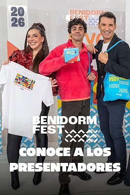 Conoce a los presentadores del Benidorm Fest 2026