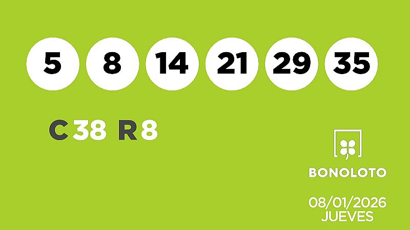 Sorteo de la Lotería Bonoloto del 08/01/2026 - Ver ahora