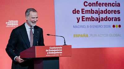 El rey espera que se abra "una verdadera transición democrática, pacífica, inclusiva y respetuosa" en Venezuela