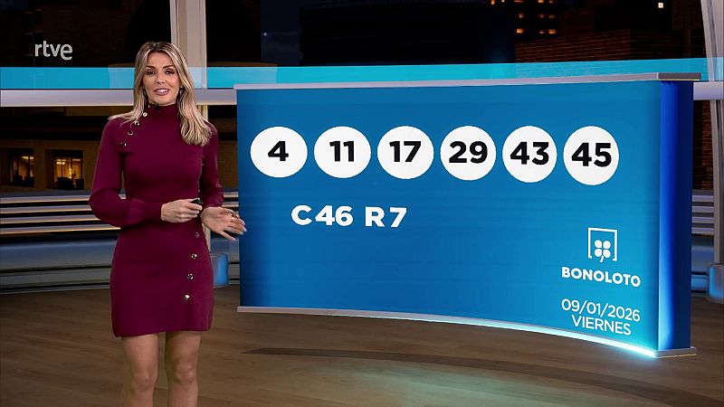 Sorteo de la Bonoloto y Euromillones: 09/01/2026 - Loterías | Ver