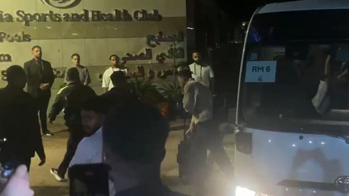  - Mbappé llega al hotel del Real Madrid y jugará la final de la Supercopa de España entre Real Madrid y Barcelona