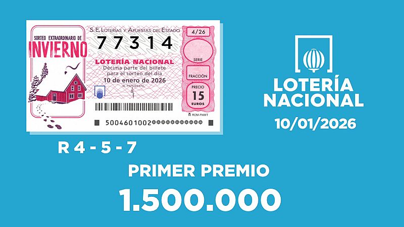 Sorteo de la Loter�a Nacional del 10/01/2026 - Ver ahora