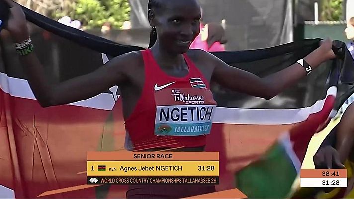 Atletismo - Exhibición de Ngetich para revalidar el oro mundial de cross