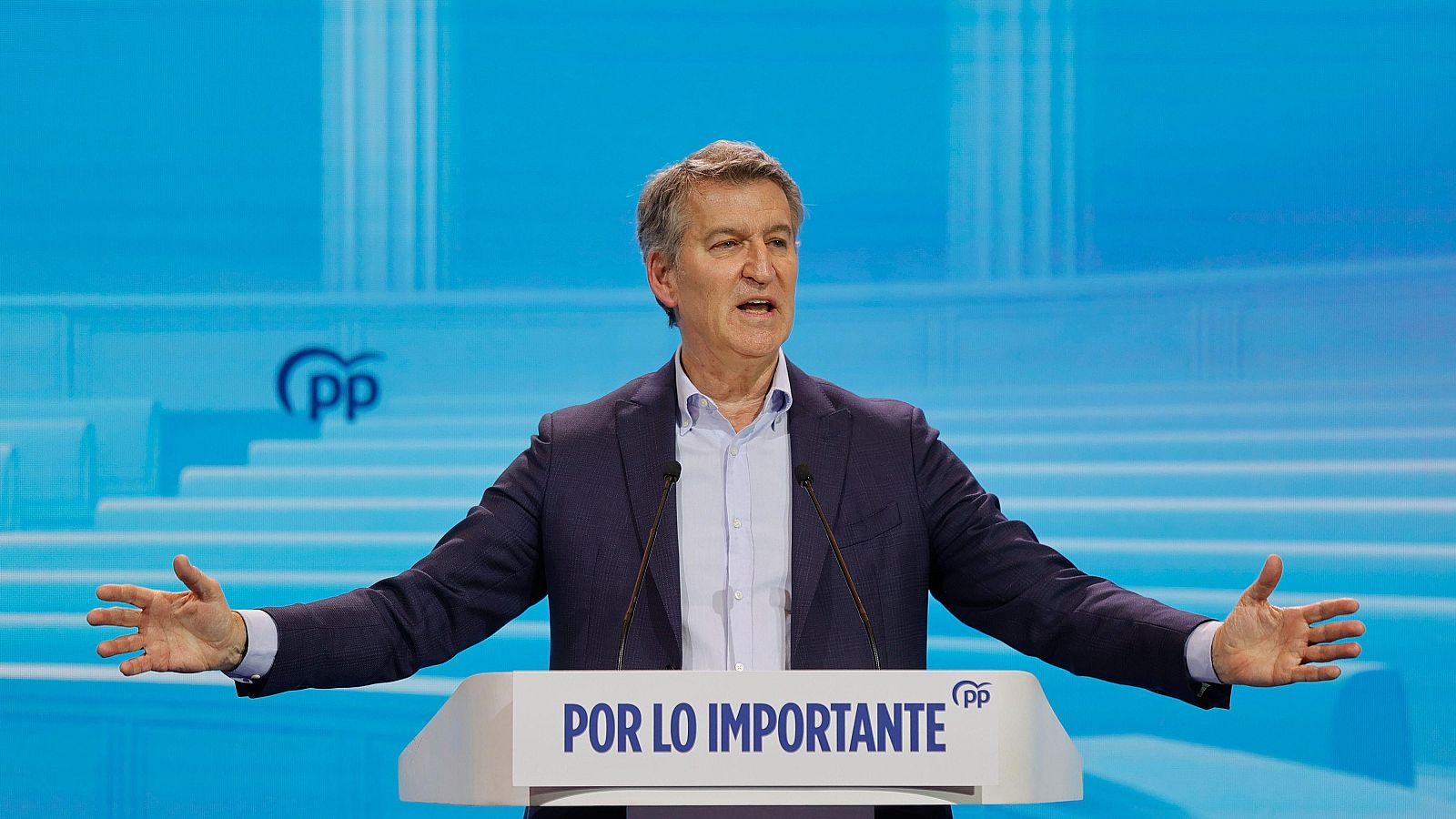 Feij�o se compromete a reformar la figura del suplicatorio si gobierna para que no se pueda "amnistiar el sanchismo"