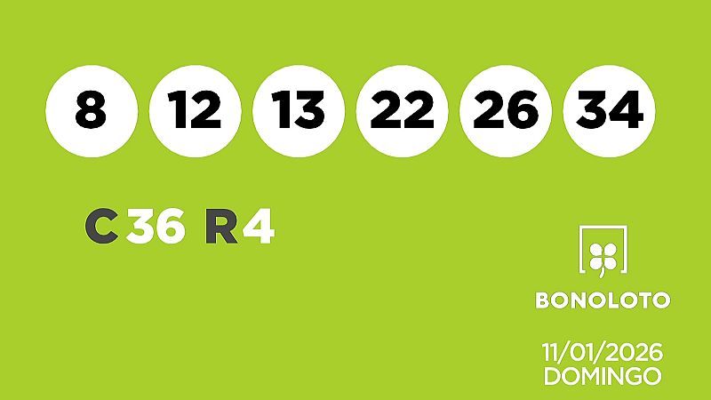 Sorteo de la Lotería Bonoloto del 11/01/2026 - Ver ahora
