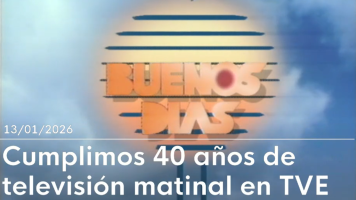 El Telediario Matinal de TVE cumple 40 a�os
