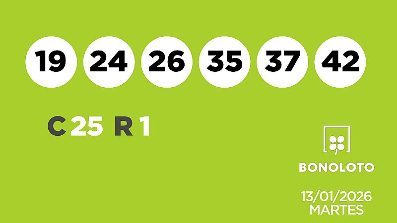 Sorteo de la Lotería Bonoloto y Euromillones del 13/01/2026 - Ver ahora
