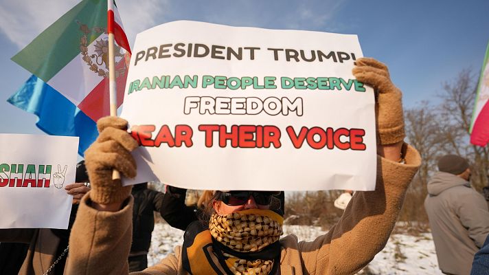 Telediario 1 - Trump amenaza con una intervención militar en Irán: Arabia Saudí trata de impedir un ataque de EE.UU.