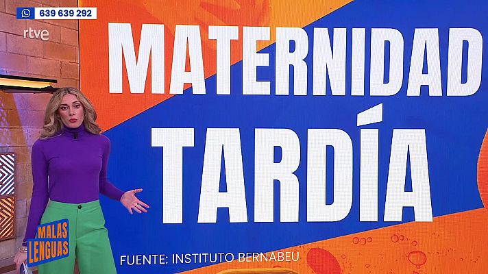 Malas lenguas - Maternidad tardía