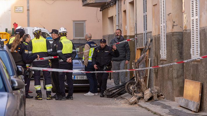 Telediario 1 - Tragedia en Manacor: un joven de 18 años ha muerto tras derrumbarse el techo de su habitación