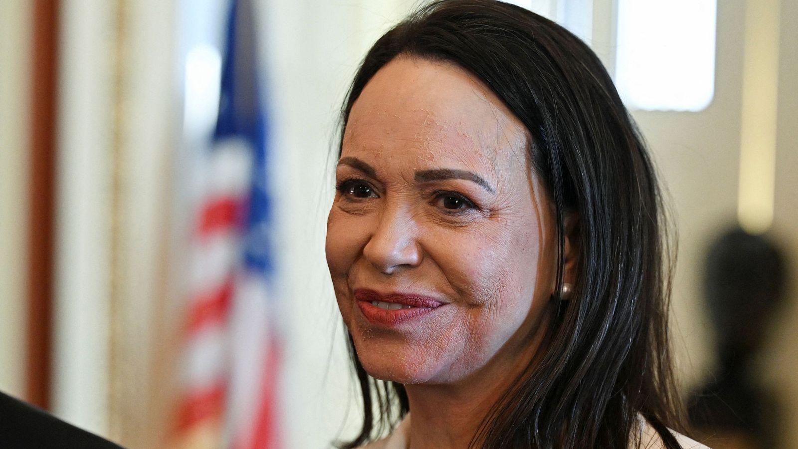 Corina Machado asegura que cuenta con Trump "para la libertad de Venezuela" tras su reuni�n en la Casa Blanca