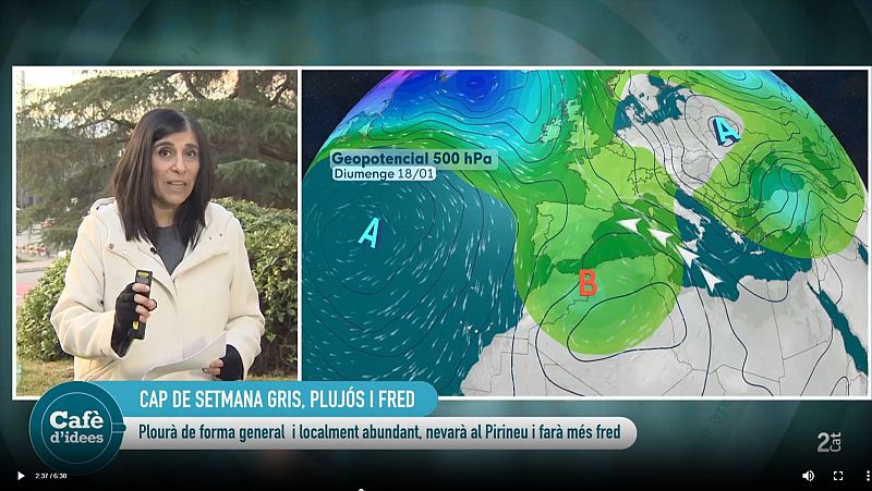 El Temps amb S�nia Papell (16/01/2026) | RTVE Catalunya - El temps | Veure