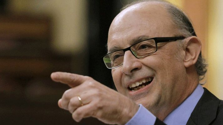 Telediario 1 - Soraya pide la dimisión de Montoro