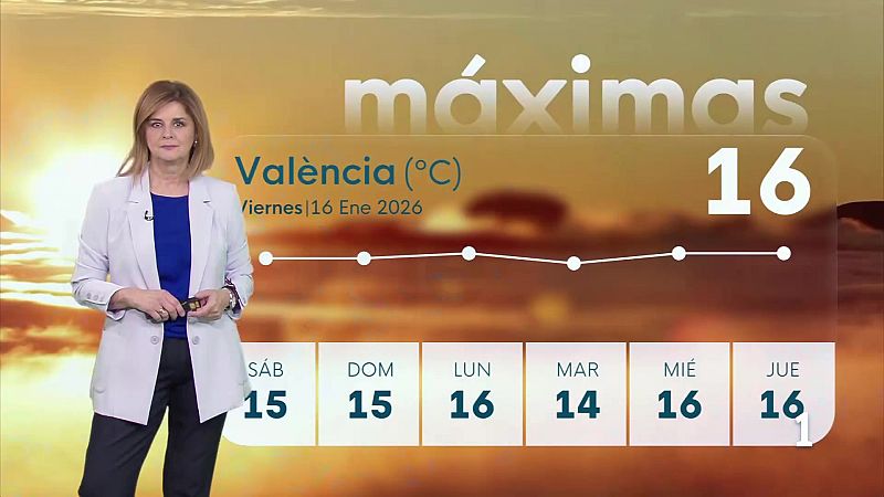 El Tiempo en la Comunitat Valenciana - 16/01/26 | Ver