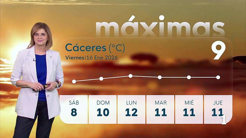 El tiempo en Extremadura - 16/01/2026 - Ver ahora