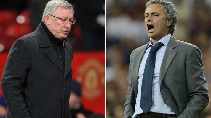 Telediario 1 - Ferguson y Mourinho, rivales en Champions y amigos por el vino