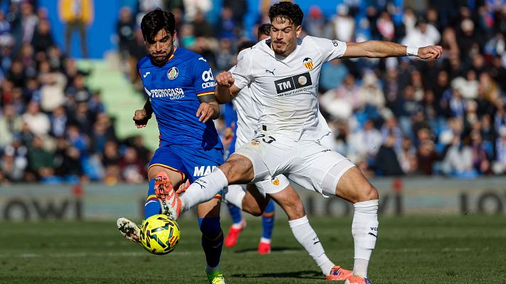 Resúmenes de LaLiga - Getafe - Valencia: resumen del partido de la 20ª jornada de Liga | Primera