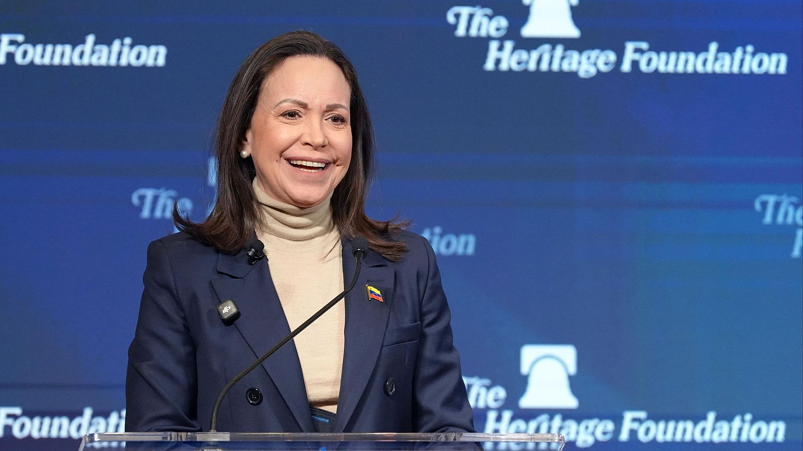 Machado confía en una "transición ordenada" con el apoyo de Trump y afirma que Delcy Rodríguez no representa Venezuela - La tarde en 24h | Ver