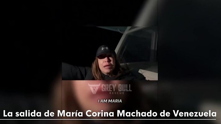 Informativo 24h - Así salió María Corina Machado de Venezuela camino de Oslo para recibir el Nobel