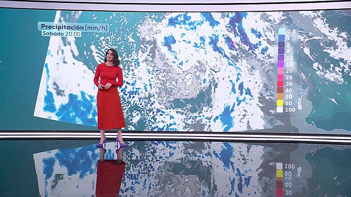 El tiempo - Precipitaciones que pueden ser fuertes o persistentes en Baleares y el nordeste del Mediterráneo