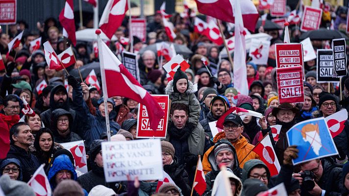 Telediario Fin de Semana - Protestas en Dinamarca y Groenlandia contra la ambición de Trump