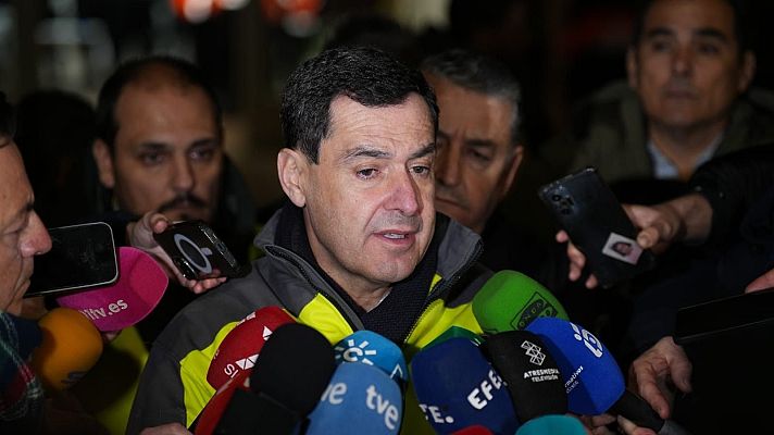 Especiales informativos - El presidente de Andalucía, tras el accidente de tren: "Es un día muy oscuro"