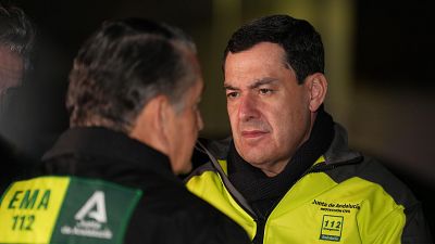 Juanma Moreno Bonilla habla tras la tragedia: "Es muy probable que haya más víctimas mortales"