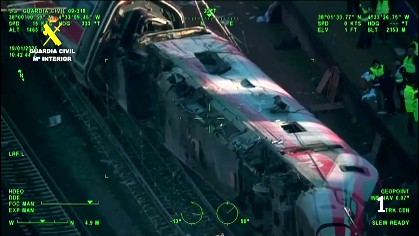 Continuen les tasques de rescat en l’accident ferroviari d’Adamuz