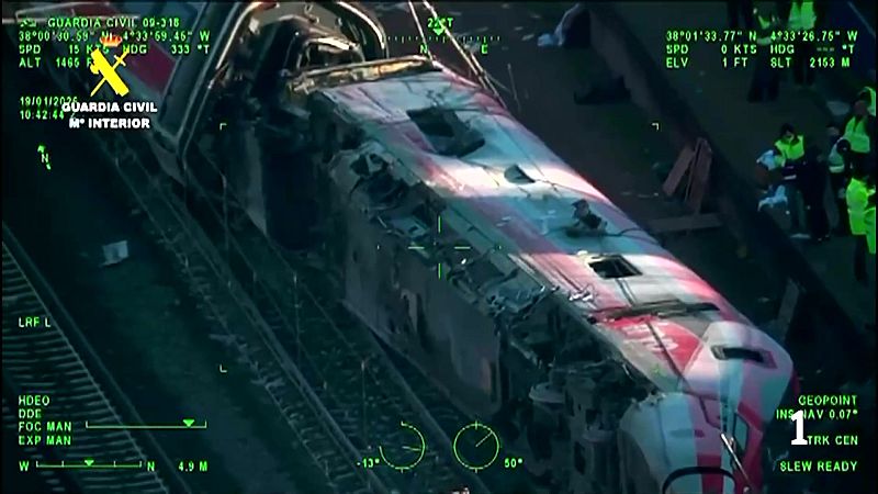 Continuen les tasques de rescat en l’accident ferroviari d’Adamuz