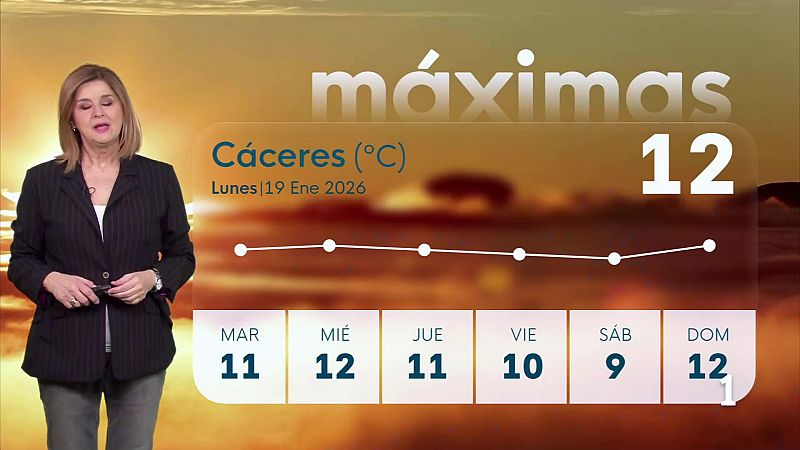 El Tiempo en Extremadura - 19/01/2026 - Ver ahora