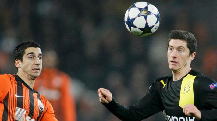 Telediario 1 - Empate de oro para el Borussia contra el Shakhtar en Ucrania (2-2)