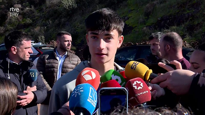 Los reyes felicitan a Julio, el héroe de 16 años de Adamuz