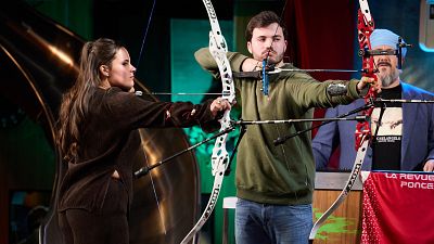 La puntería de los campeones del mundo de tiro con arco