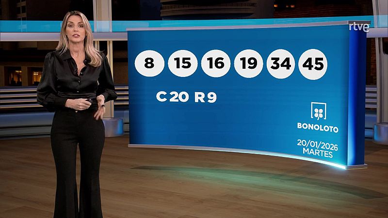 Sorteo de la Bonoloto y Euromillones: 20/01/2026 - Loterías | Ver