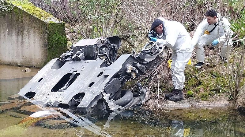El 'bogie' hallado en un arroyo pertenece al coche 8 del tren Iryo accidentado