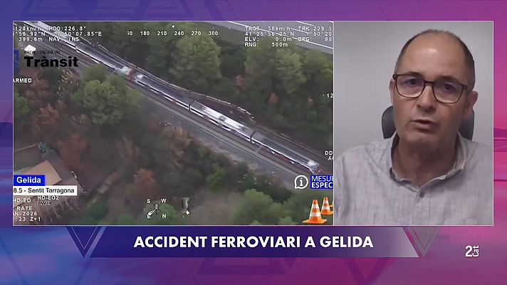 El Vespre - Ramon Pérez Mir analitza els riscos darrere el mur caigut a Gelida